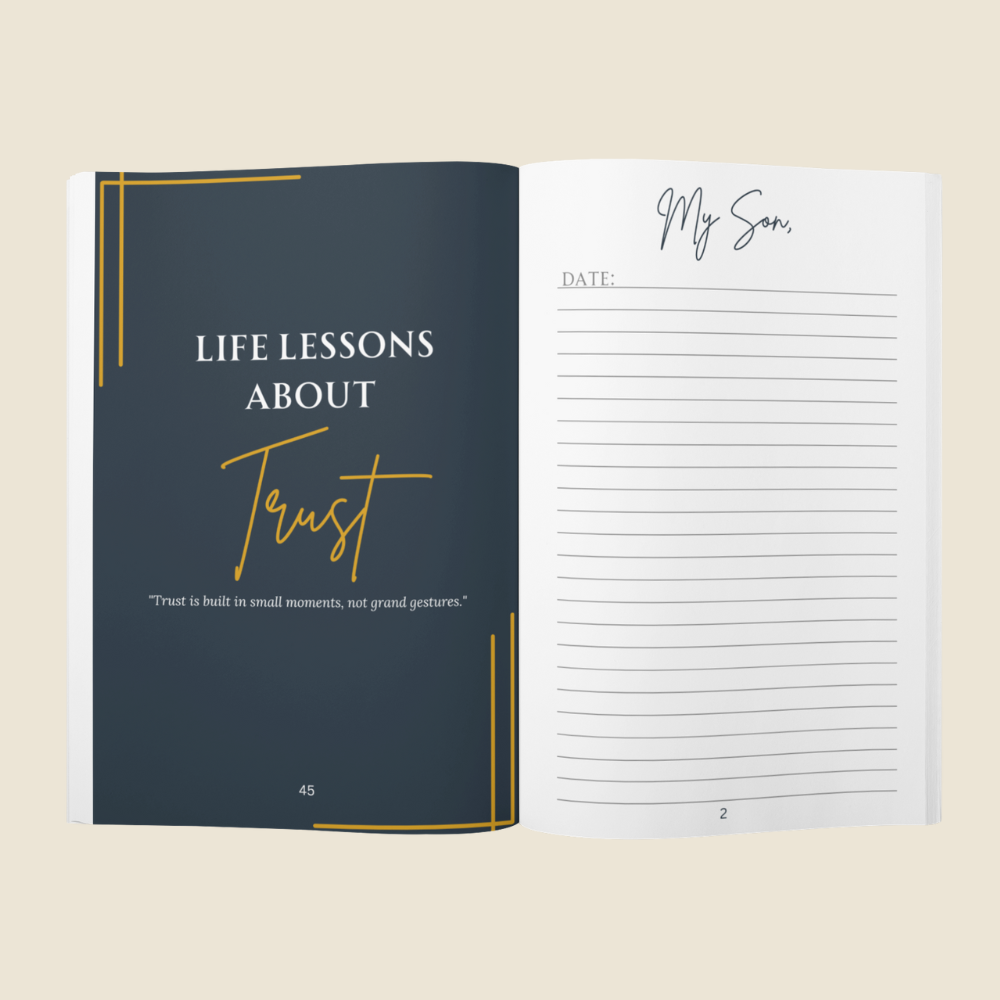 To My Son, Now That You're Older, Letters to My Son Journal (Includes Digital Copy)
