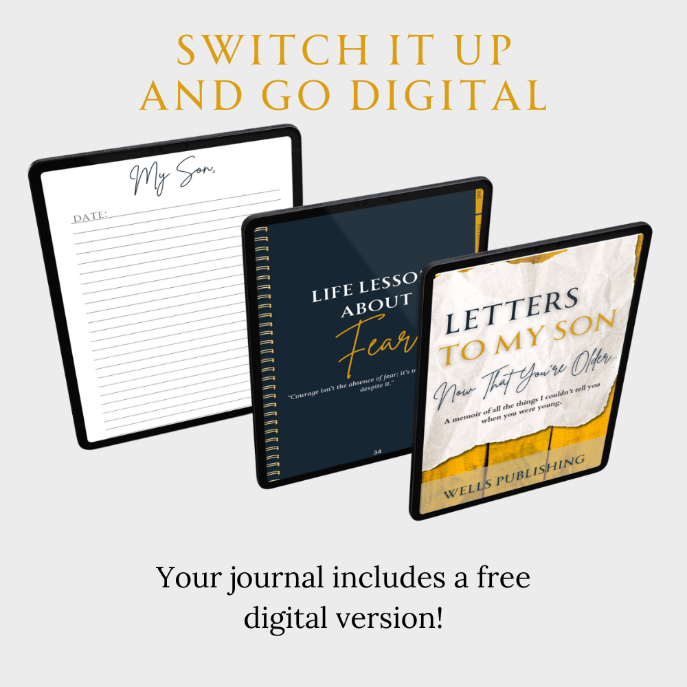 To My Son, Now That You're Older, Letters to My Son Journal (Includes Digital Copy)